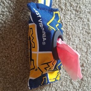 West Virginia University Dog waste bag holder